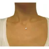 Pandantiv Floater tahionizat cu cristal CZ transparent pe fir invizibil