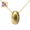 Pandantiv Orb 5G tahionizat auriu din inox cu cuarț tahionizat